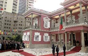 Portuguese flag lowered for last time in Macao